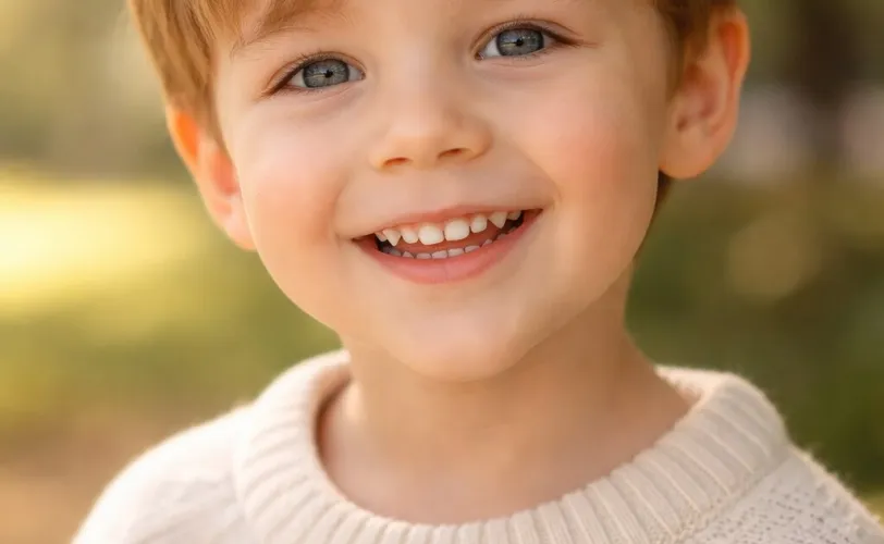 φωτογραφία παιδιού με κόντρα ήλιο